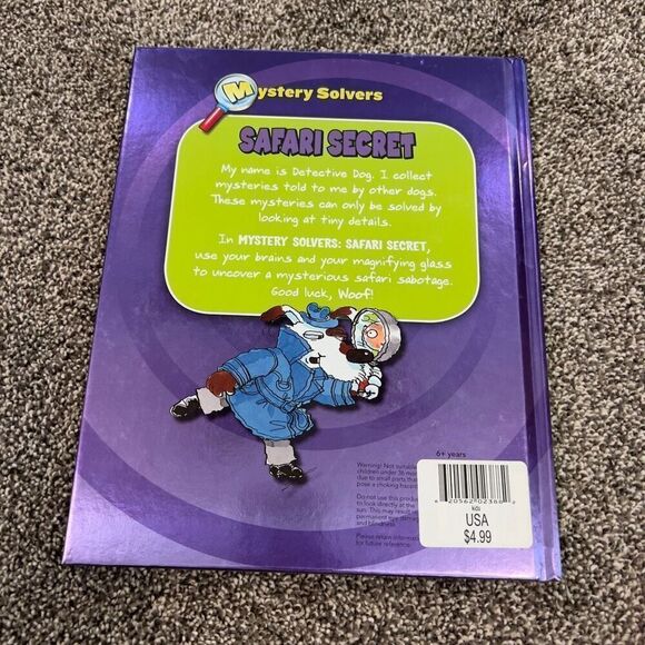 Mystery Solvers Safari Secret Hardcover - Picture 3 of 3